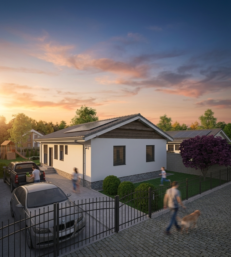 Vizualizácia — Bungalov 4-izbový